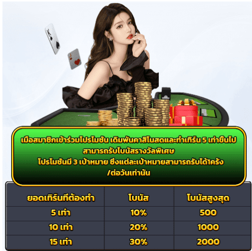 โปรโมชั่นบาคาร่า